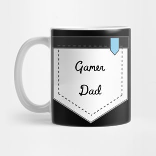 Gamer dad pocket design Mug